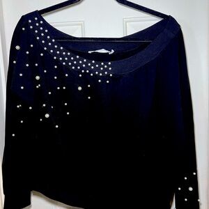 ByEgries Pearl off the shoulder sweater